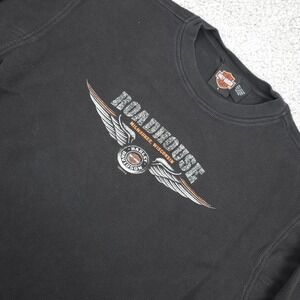 Harley Davidson Roadhouse Milwaukee Wisconsin Long Sleeve Shirt L Y2K Vintage 03